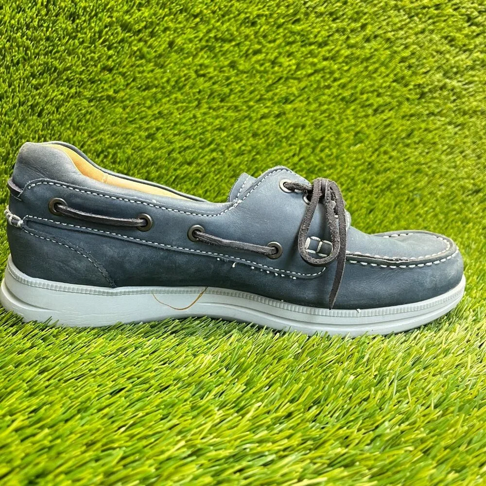 Samuel Hubbard New Endeavor Mens Size 9.5 Blue Casual Classic Leather Boat Shoes